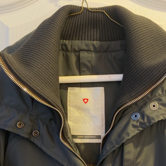 Postcard Ski Jacket Black Dual Layer Winter Luxe | Made in Italy /Size 2 - Picture 3 of 10